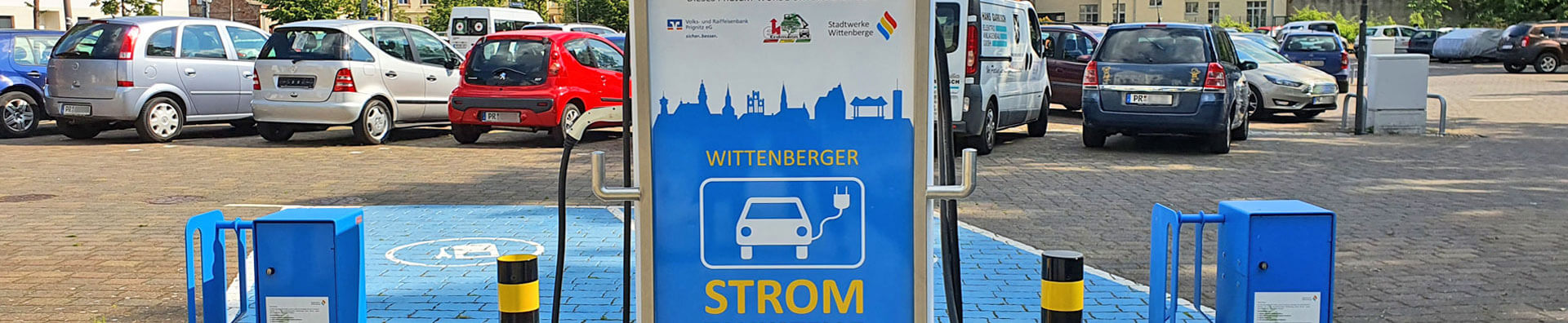 Stadtwerke Wittenberge - Stromtankstelle in der Innenstadt